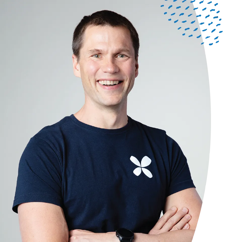 A photo of Mikko Kärkkäinen, CEO of RELEX Solutions.