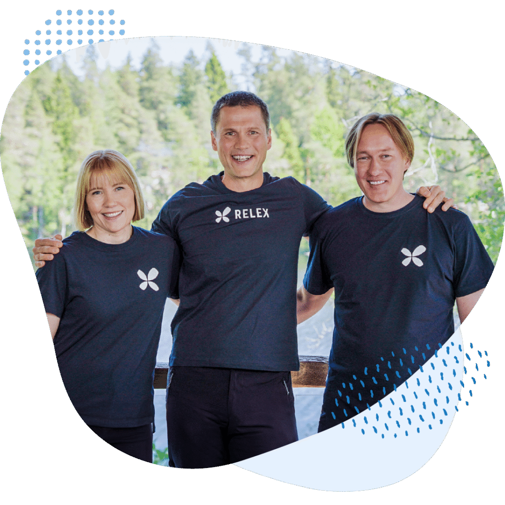 An image showing the 3 founders of RELEX Solutions.
