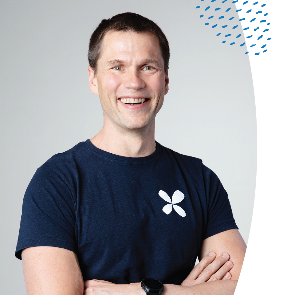 A photo of Mikko Kärkkäinen, CEO of RELEX Solutions.