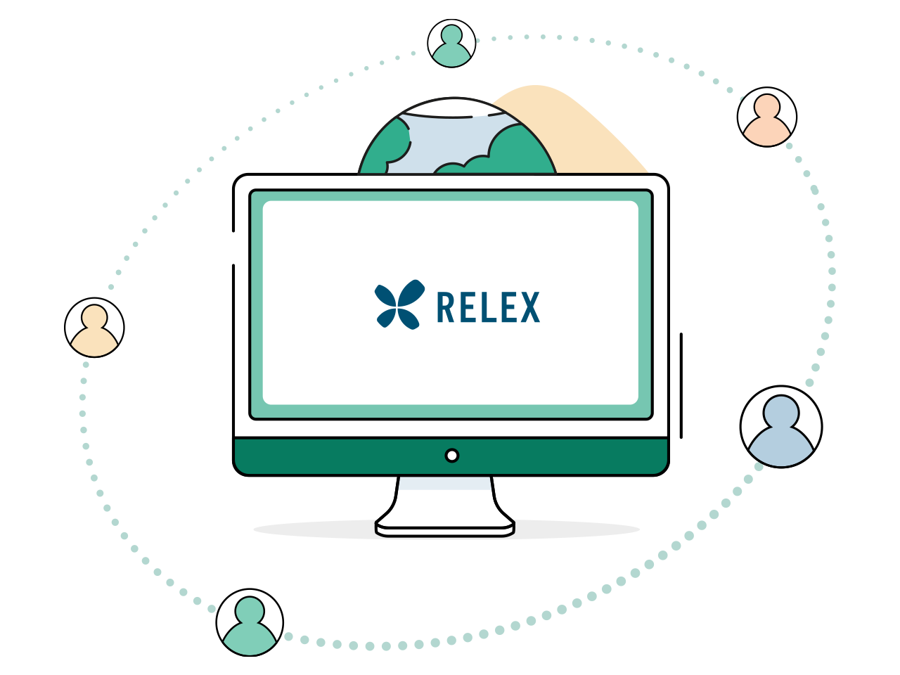 RELEX Partners PC with partner icons