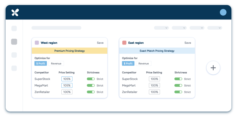 Figure 2: An advanced business rules engine enables simultaneous zone-specific price changes through custom commands. This customization incorporates regional conditions and business objectives, while automatically resolving rule conflicts through priority-based decisions.